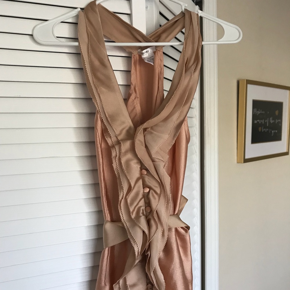 Silk Blush Pink Top